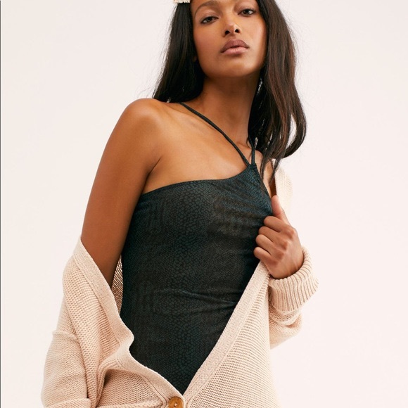 NWOT Free People Zahida Mesh Bodysuit - Picture 2 of 5